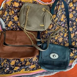 Set of 3 small handbags